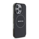 Apple iPhone 16 Pro Max Uyumlu Kılıf AMG Orjinal Lisanslı Magsafe Şarj Özellikli IML Baskı Logolu Smoked Kapak - 3
