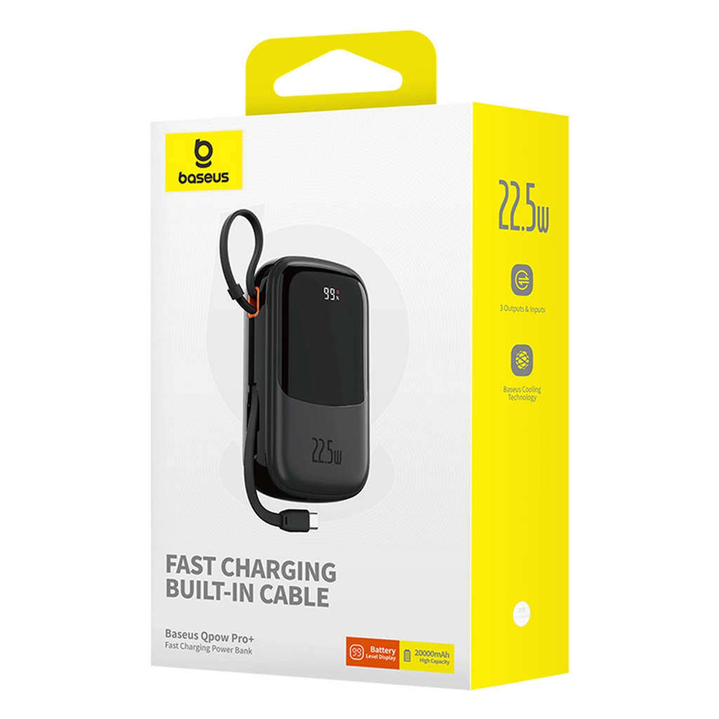 Baseus Qpow Pro 20000mAh 22.5W Type-C Powerbank