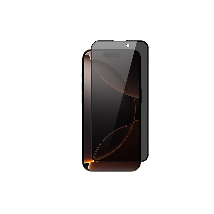 Apple iPhone 16 Pro Uyumlu Davin 5D Privacy Cam Ekran Koruyucu - 1