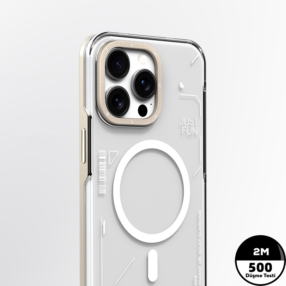 Apple iPhone 16 Pro Max Uyumlu Kılıf Magsafe Şarj Özellikli Çıkarılabilir Arka Yüzeyli Youngkit Mecha Kapak - 5