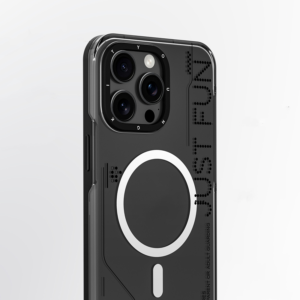 Apple iPhone 16 Pro Max Uyumlu Kılıf Magsafe Şarj Özellikli Çıkarılabilir Arka Yüzeyli Youngkit Mecha Kapak - 8