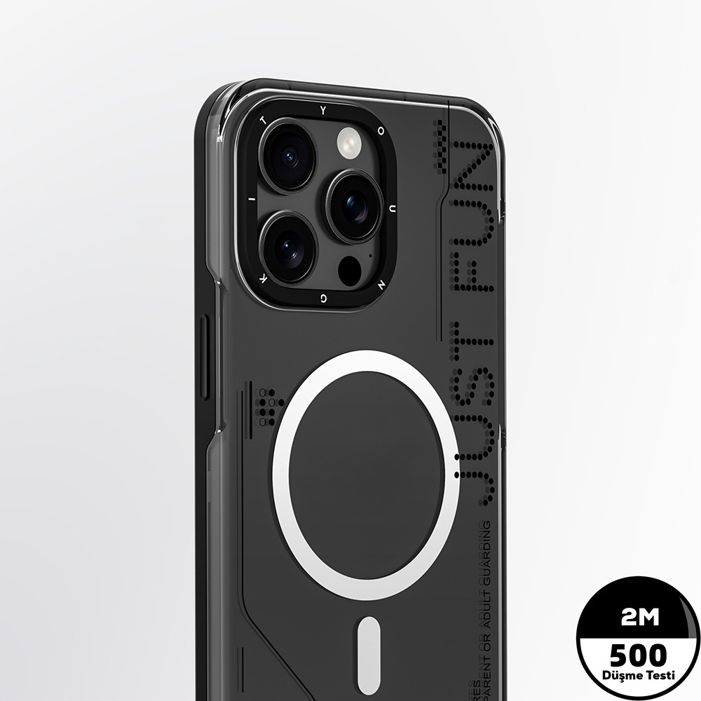 Apple iPhone 16 Pro Max Uyumlu Kılıf Magsafe Şarj Özellikli Çıkarılabilir Arka Yüzeyli Youngkit Mecha Kapak - 9