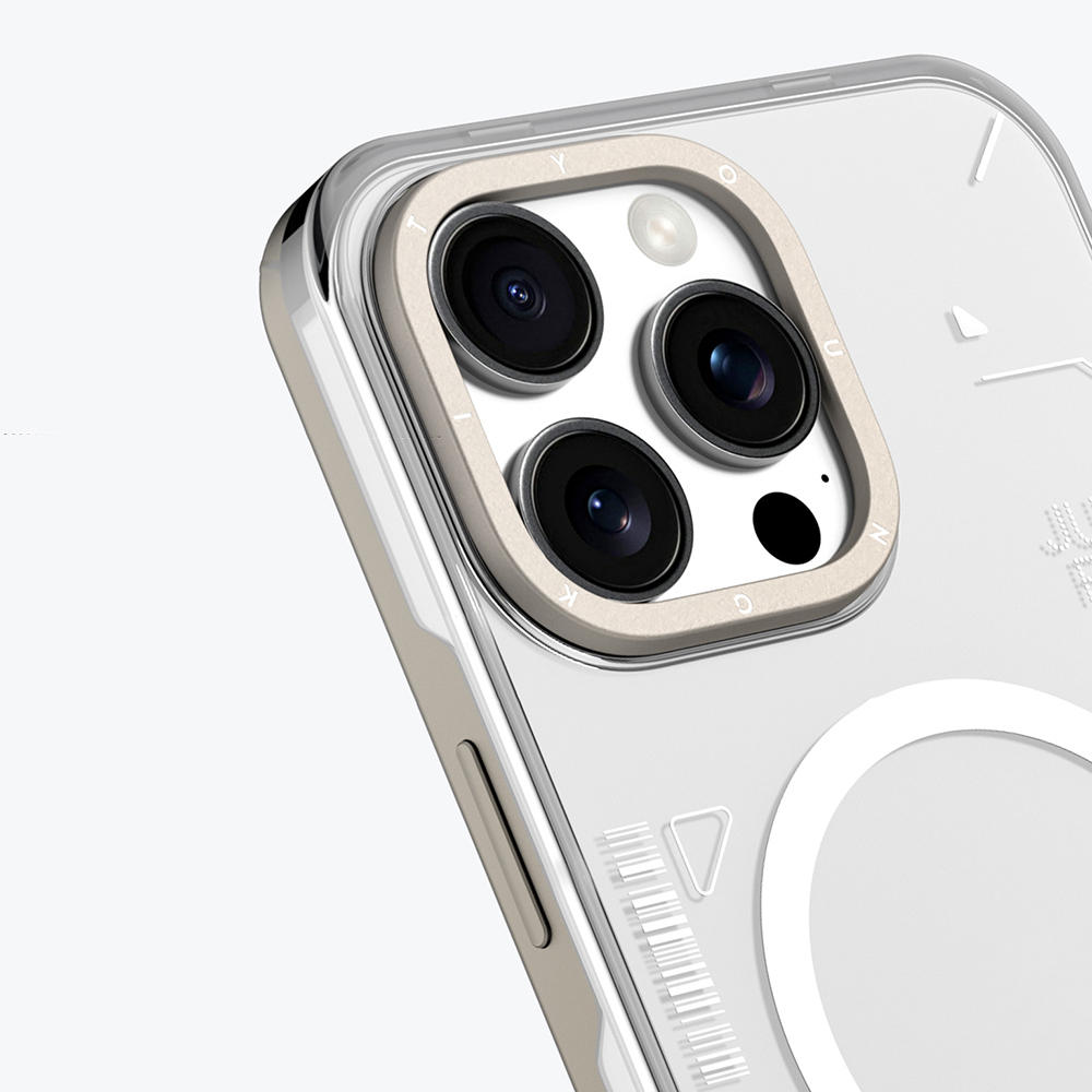 Apple iPhone 16 Pro Max Uyumlu Kılıf Magsafe Şarj Özellikli Çıkarılabilir Arka Yüzeyli Youngkit Mecha Kapak - 14