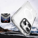 Apple iPhone 16 Pro Uyumlu Kılıf Magsafe Şarj Özellikli Çıkarılabilir Arka Yüzeyli Zore Polar Kapak - 9