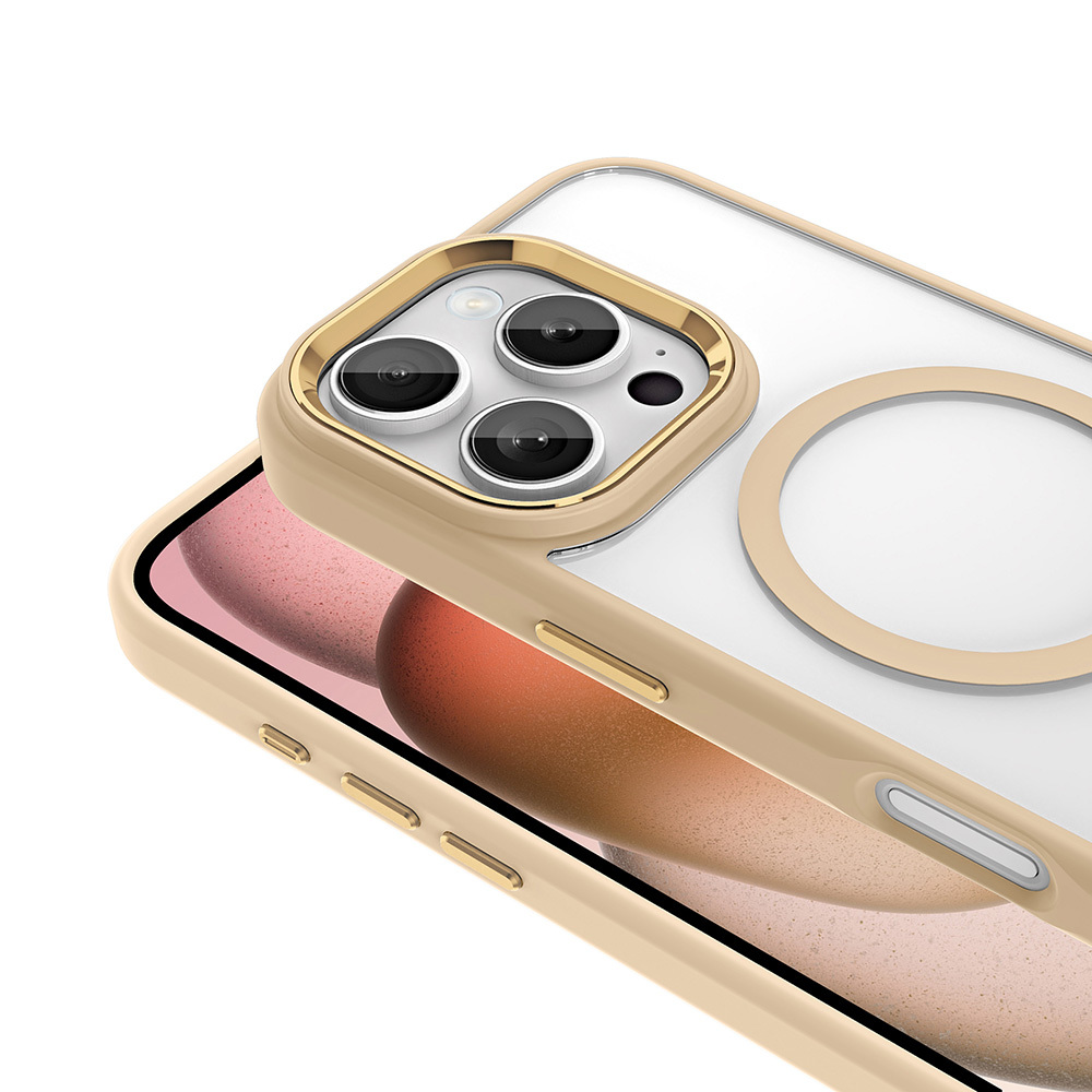 Apple iPhone 16 Pro Uyumlu Kılıf Magsafe Şarj Özellikli Kamera Korumalı Zore Kripto Kapak - 8