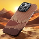 Apple iPhone 16 Pro Max Uyumlu Kılıf Magsafe Şarj Özellikli Benks GoldenTide ArmorAir 600D Kevlar Kapak - 7