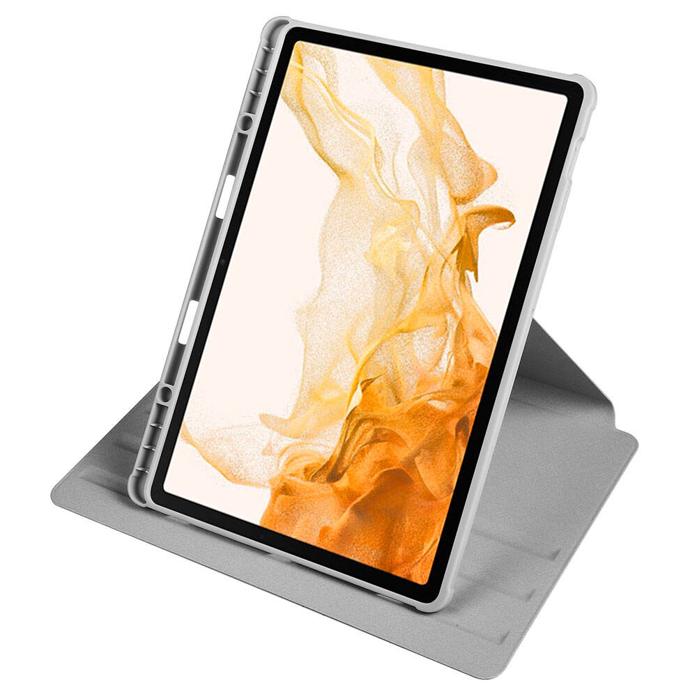 Galaxy Tab S10 Plus Kılıf Zore Termik Kalem Bölmeli Dönebilen Standlı Kılıf - 33