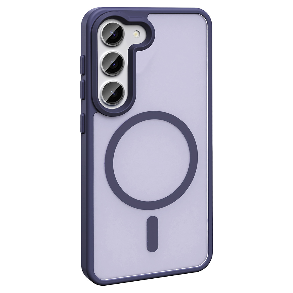 Samsung Galaxy S24 FE Uyumlu Kılıf Magsafe Şarj Özellikli Mat Arka Yüzey Zore Sio Kapak - 1