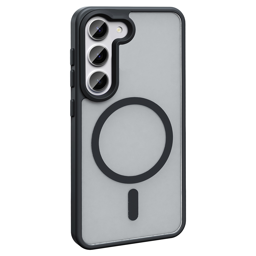 Samsung Galaxy S24 FE Uyumlu Kılıf Magsafe Şarj Özellikli Mat Arka Yüzey Zore Sio Kapak - 3