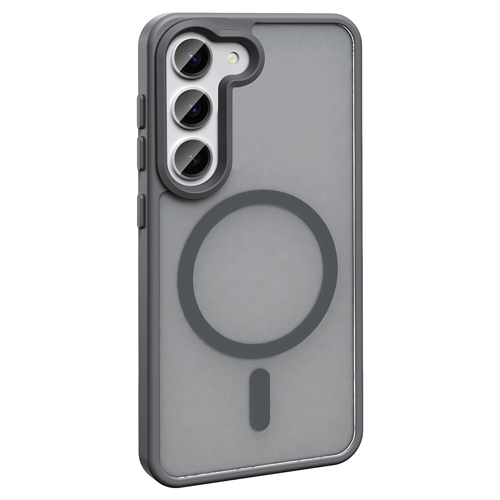 Samsung Galaxy S24 FE Uyumlu Kılıf Magsafe Şarj Özellikli Mat Arka Yüzey Zore Sio Kapak - 4