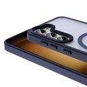 Samsung Galaxy S24 FE Uyumlu Kılıf Magsafe Şarj Özellikli Mat Arka Yüzey Zore Sio Kapak - 5