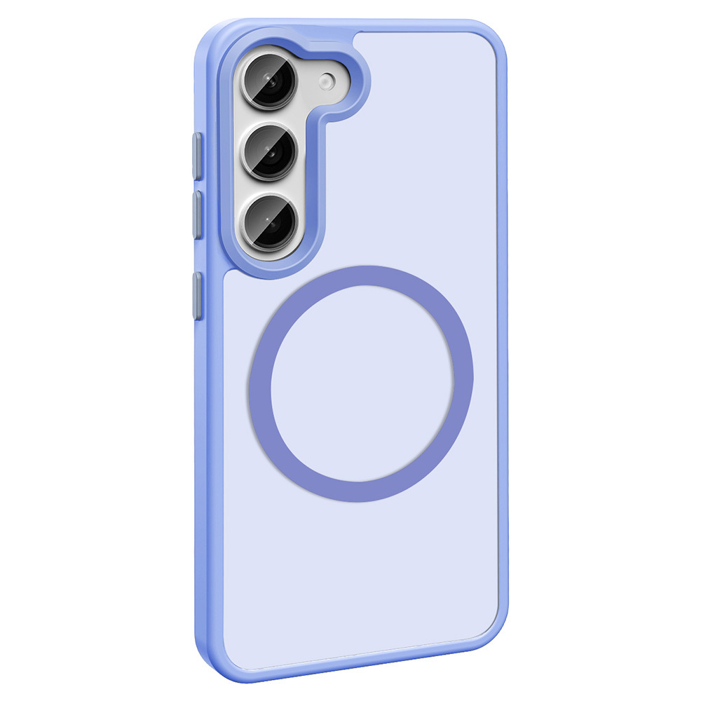 Samsung Galaxy S24 FE Uyumlu Kılıf Magsafe Şarj Özellikli Mat Arka Yüzey Zore Sio Kapak - 6