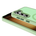 Samsung Galaxy S24 FE Uyumlu Kılıf Magsafe Şarj Özellikli Mat Arka Yüzey Zore Sio Kapak - 11