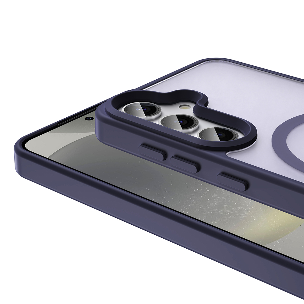 Samsung Galaxy S24 FE Uyumlu Kılıf Magsafe Şarj Özellikli Mat Arka Yüzey Zore Sio Kapak - 1