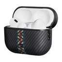 Apple Airpods Pro Uyumlu Kılıf Magsafe Şarj Özellikli 600D Aramid Fiber Pitaka Orchestra Serisi Rhapsody Kılıf - 2