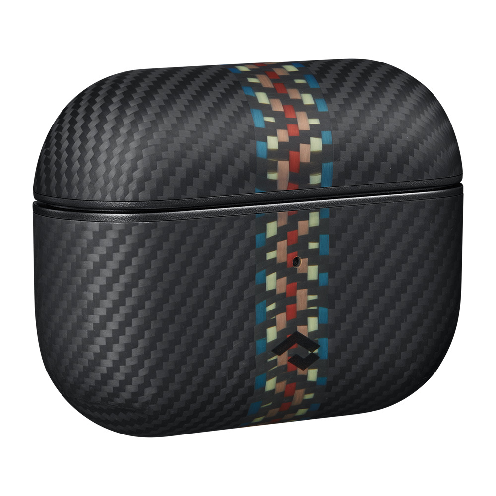 Apple Airpods Pro Uyumlu Kılıf Magsafe Şarj Özellikli 600D Aramid Fiber Pitaka Orchestra Serisi Rhapsody Kılıf - 5