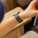 Apple Watch Serisi Uyumlu Aramid Fiber ve Karbon Fiber Pitaka Dreamland ChromaCarbon Serisi Stairs Universal Kordon - 25