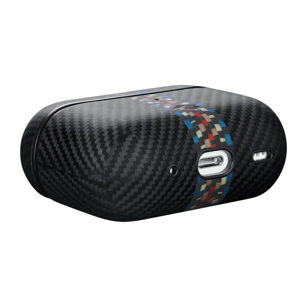 Apple Airpods Pro 2 Uyumlu Kılıf Magsafe Şarj Özellikli 600D Aramid Fiber Pitaka Orchestra Serisi Rhapsody Kılıf - 8