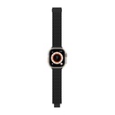 Apple Watch Serisi Uyumlu Karbon Fiber Pitaka Modern Serisi Black-Grey Twill Universal Kordon - 6
