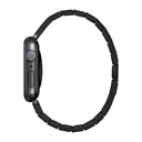 Apple Watch Serisi Uyumlu Karbon Fiber Pitaka Modern Serisi Black-Grey Twill Universal Kordon - 8