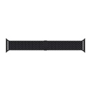 Apple Watch Serisi Uyumlu Karbon Fiber Pitaka Modern Serisi Black-Grey Twill Universal Kordon - 9