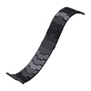 Apple Watch Serisi Uyumlu Karbon Fiber Pitaka Retro Serisi Black-Grey Twill Universal Kordon - 2