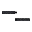 Apple Watch Serisi Uyumlu Karbon Fiber Pitaka Retro Serisi Black-Grey Twill Universal Kordon - 6