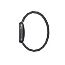 Apple Watch Serisi Uyumlu Karbon Fiber Pitaka Retro Serisi Black-Grey Twill Universal Kordon - 9