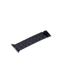 Apple Watch Serisi Uyumlu Karbon Fiber Pitaka Retro Serisi Black-Grey Twill Universal Kordon - 13