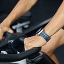 Apple Watch Serisi Uyumlu Aramid Fiber ve Karbon Fiber Pitaka Poetry of Things ChromaCarbon Serisi Moon Universal Kordon - 14