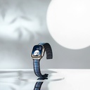 Apple Watch Serisi Uyumlu Aramid Fiber ve Karbon Fiber Pitaka Poetry of Things ChromaCarbon Serisi Moon Universal Kordon - 18