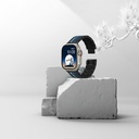 Apple Watch Serisi Uyumlu Aramid Fiber ve Karbon Fiber Pitaka Poetry of Things ChromaCarbon Serisi Moon Universal Kordon - 20