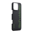 Apple iPhone 16 Pro Max Uyumlu Kılıf Magsafe Şarj Özellikli Lumintex Teknolojili Fosforlu Aramid Fiber Pitaka Tactile Woven Aries Serisi NoProblemo Kapak - 1