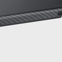 Apple iPhone 16 Pro Max Uyumlu Kılıf Magsafe Şarj Özellikli Aramid Fiber Pitaka Military-Grade Classic Serisi Black-Grey Twill Kapak - 5