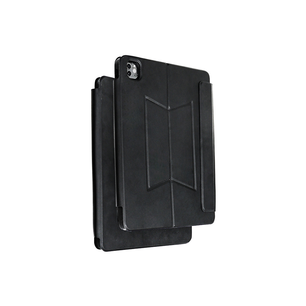 Apple iPad Pro 13 2024 Uyumlu Zore Border Keyboard Bluetooh Bağlantılı Standlı Klavyeli Tablet Kılıfı - 2