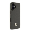 Apple iPhone 16 Plus Uyumlu Kılıf DKNY Orjinal Lisanslı Magsafe Şarj Özellikli 3D Yazılı Repeat Pattern Kapak - 10