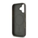 Apple iPhone 16 Plus Uyumlu Kılıf DKNY Orjinal Lisanslı Magsafe Şarj Özellikli 3D Yazılı Repeat Pattern Kapak - 13