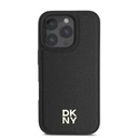 Apple iPhone 16 Pro Uyumlu Kılıf DKNY Orjinal Lisanslı Magsafe Şarj Özellikli 3D Yazılı Repeat Pattern Kapak - 9