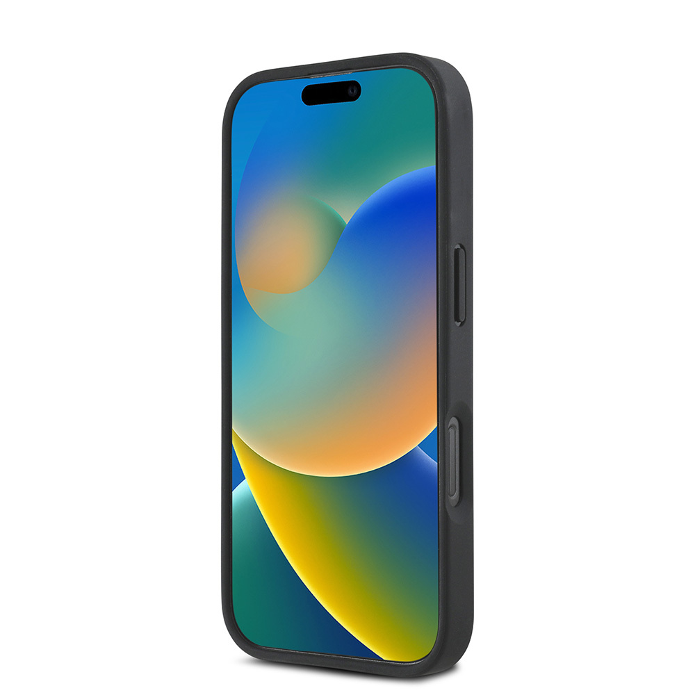 Apple iPhone 16 Pro Uyumlu Kılıf DKNY Orjinal Lisanslı Magsafe Şarj Özellikli 3D Yazılı Repeat Pattern Kapak - 11