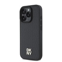 Apple iPhone 16 Pro Max Uyumlu Kılıf DKNY Orjinal Lisanslı Magsafe Şarj Özellikli 3D Yazılı Repeat Pattern Kapak - 8
