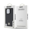 Apple iPhone 16 Pro Max Uyumlu Kılıf DKNY Orjinal Lisanslı Magsafe Şarj Özellikli 3D Yazılı Repeat Pattern Kapak - 14