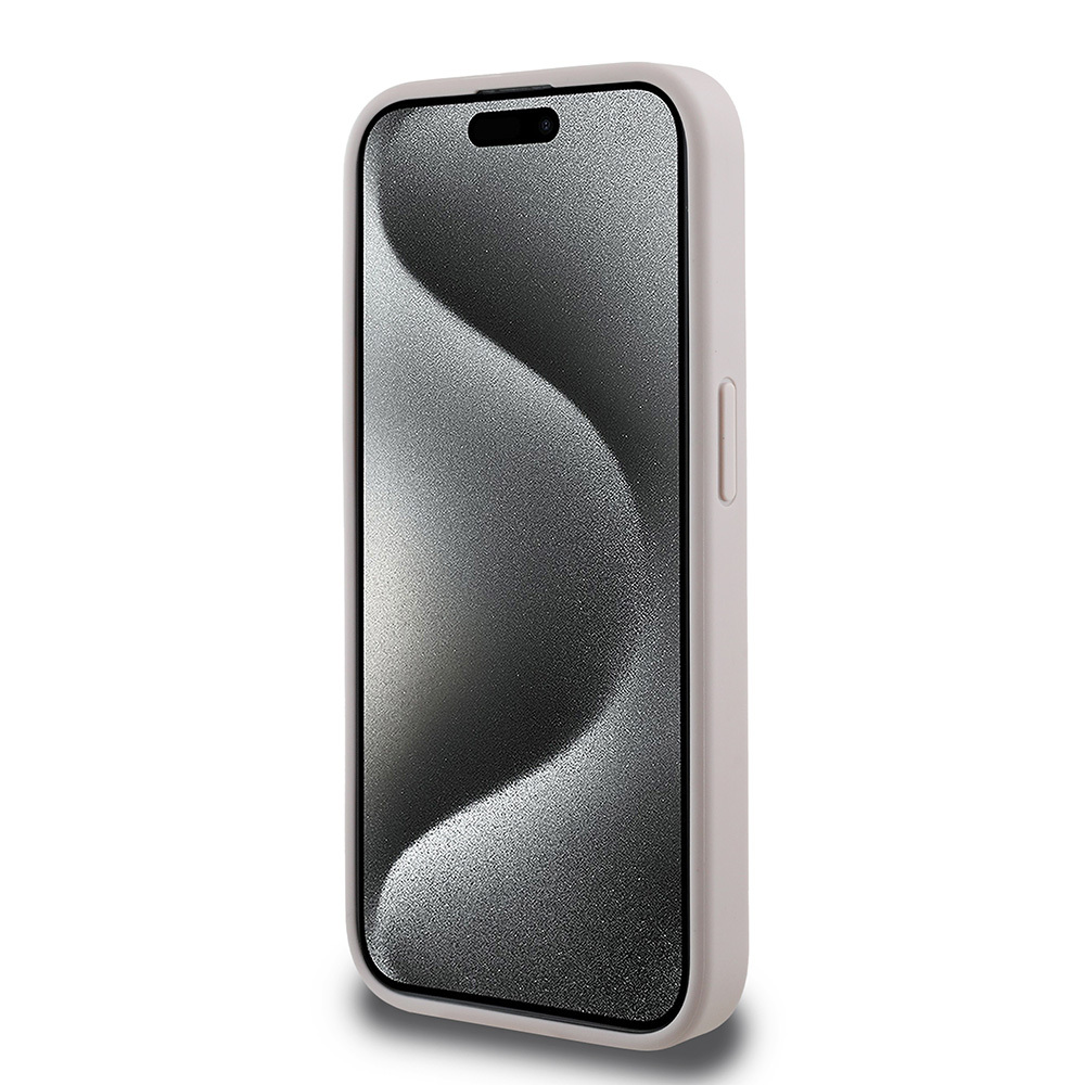 Apple iPhone 15 Pro Max Uyumlu Kılıf Guess Orjinal Lisanslı Magsafe Şarj Özellikli Small 4G Classic Kapak - 4