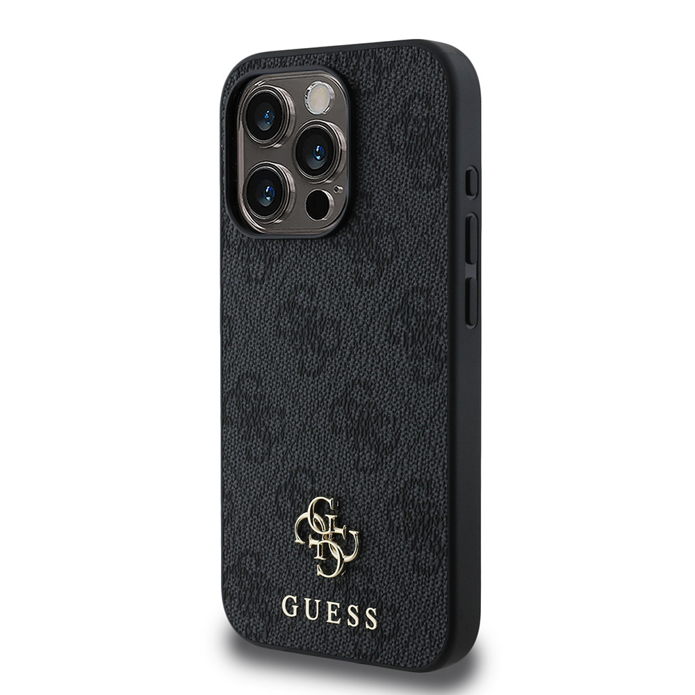 Apple iPhone 15 Pro Max Uyumlu Kılıf Guess Orjinal Lisanslı Magsafe Şarj Özellikli Small 4G Classic Kapak - 15