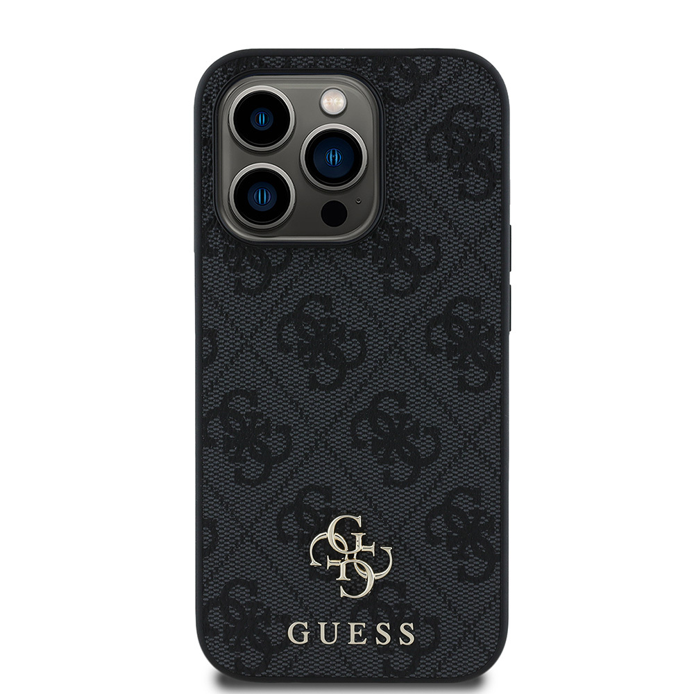 Apple iPhone 15 Pro Max Uyumlu Kılıf Guess Orjinal Lisanslı Magsafe Şarj Özellikli Small 4G Classic Kapak - 16