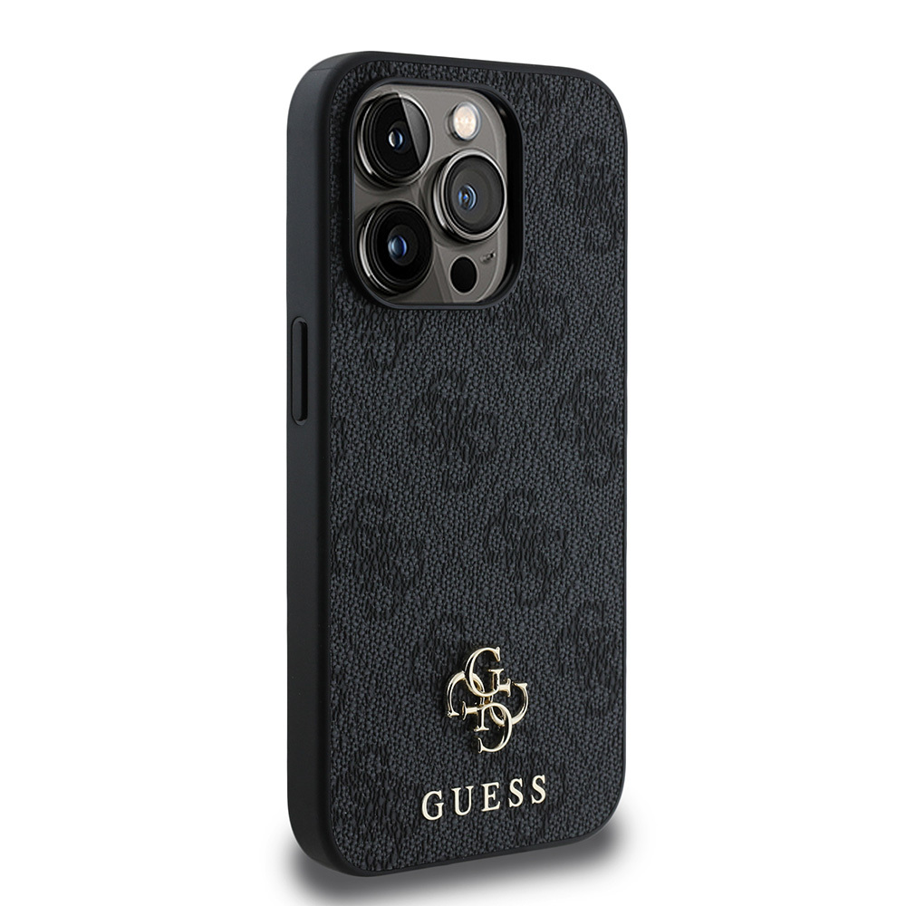 Apple iPhone 15 Pro Max Uyumlu Kılıf Guess Orjinal Lisanslı Magsafe Şarj Özellikli Small 4G Classic Kapak - 17