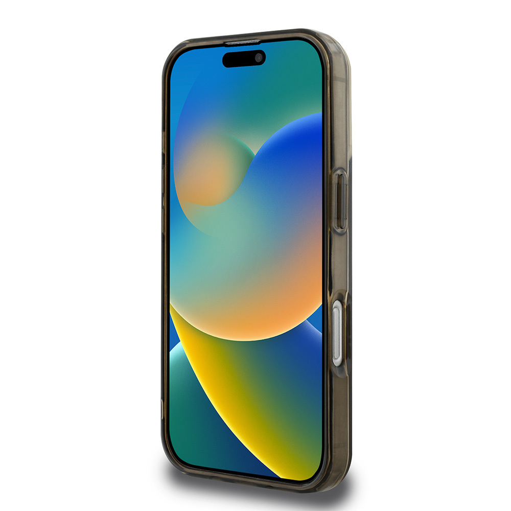 Apple iPhone 16 Pro Uyumlu Kılıf Guess Orjinal Lisanslı Magsafe Şarj Özellikli IML Baskılı Klasik Logolu 4G Desenli Kapak - 4