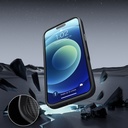 Apple iPhone 16 Uyumlu Kılıf Wiwu DCC-205 Magsafe Şarj Özellikli Aramid Fiber Tasarım Kevlar Kapak - 3