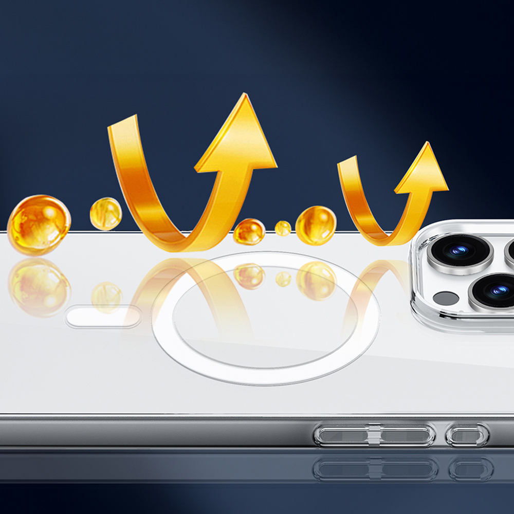 Apple iPhone 16 Pro Uyumlu Kılıf Magsafe Şarj Özellikli Wiwu YXK-207 Invisible Pro Sert PC Kapak - 7