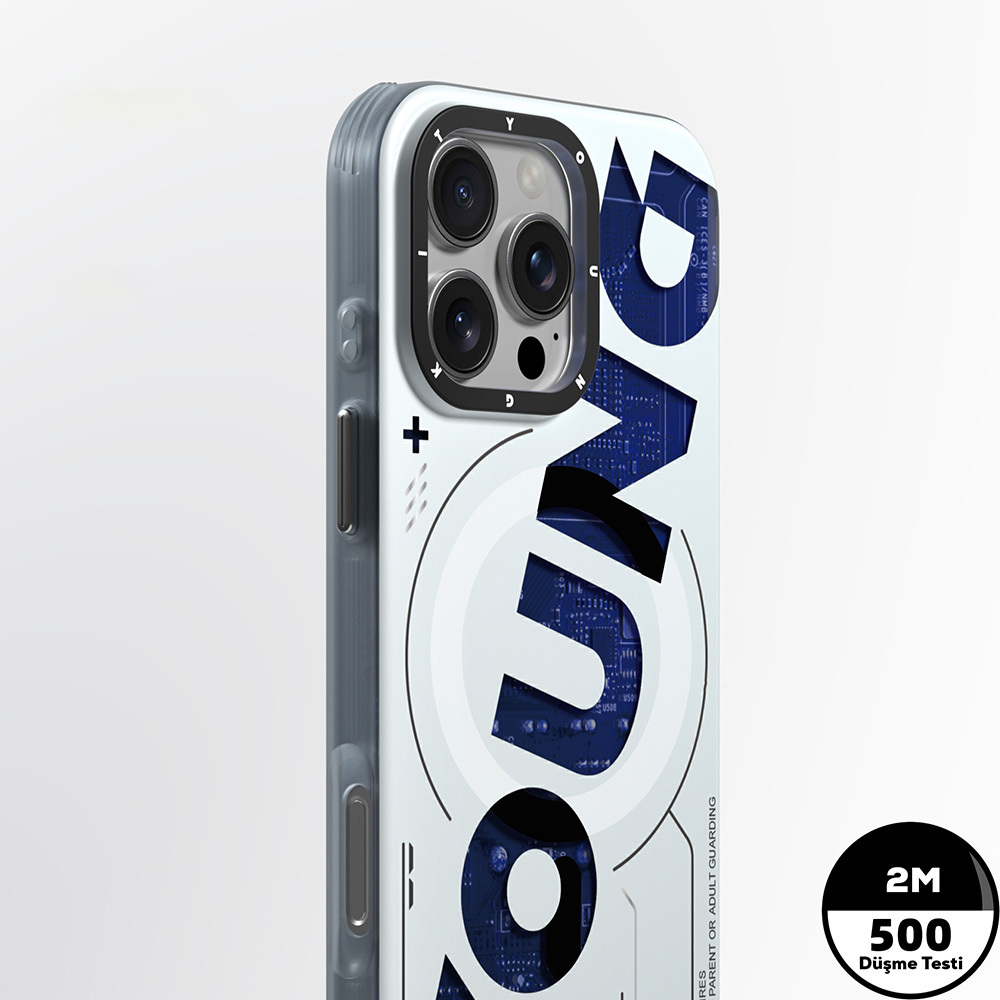 Apple iPhone 16 Pro Max Uyumlu Kılıf Magsafe Şarj Özellikli Airbagli Çift Katmanlı Youngkit Future Serisi Kapak - 2