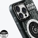 Apple iPhone 16 Pro Uyumlu Kılıf Magsafe Şarj Özellikli Airbagli Hologram Tasarımlı Youngkit Interstellar Serisi Kapak - 6